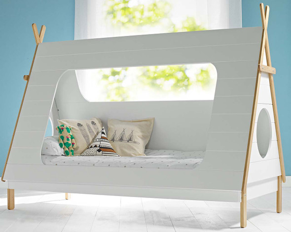 wild west teepee bed in white