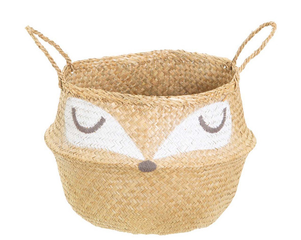 Woodland Fox Basket cut out