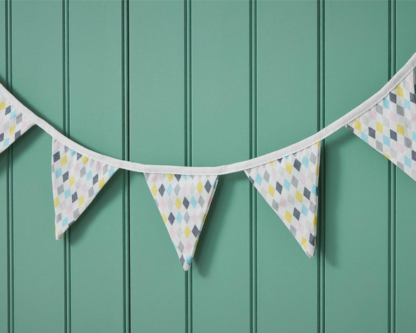 Fabric Bunting harlequin