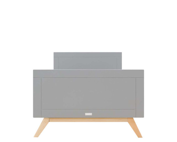 Fynn grey single bed footboard