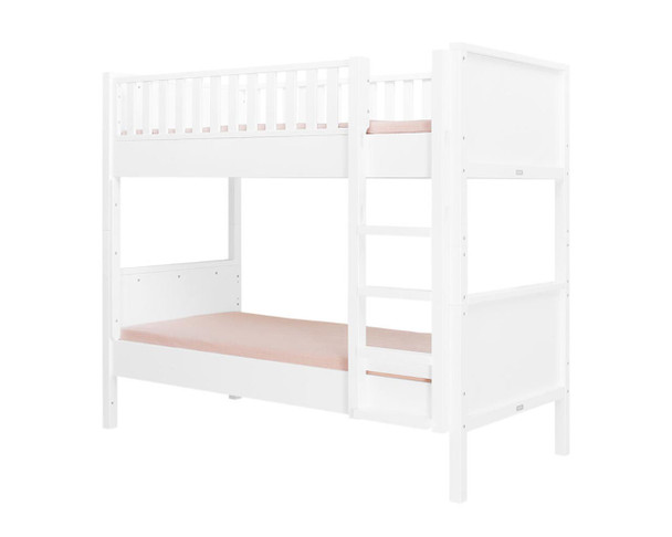 Niki Bunk Bed in White Side View