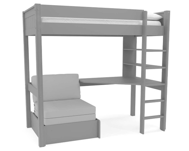 Stompa CK Highsleeper with chair bed grey cut out