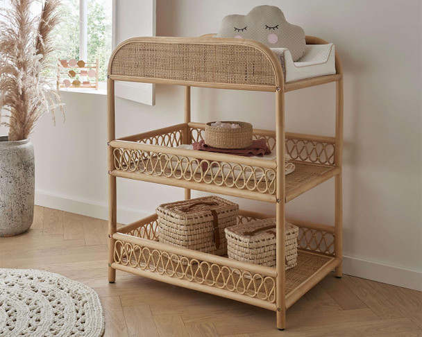 Aria Rattan Changing table