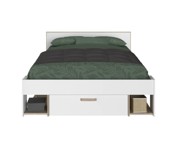 Dream double storage bed - end