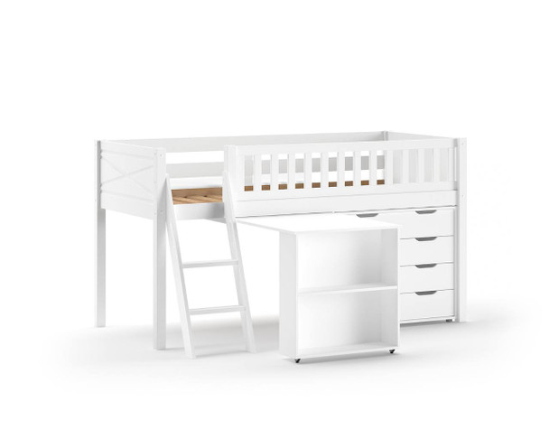 Henley White storage midsleeper