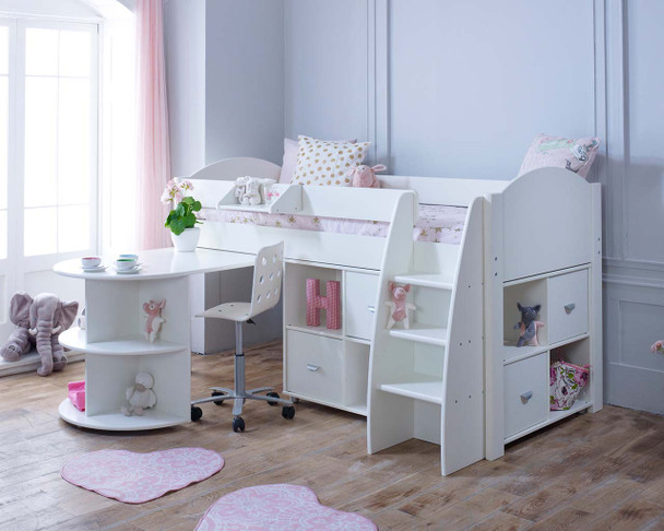 Eli Midsleeper G in white open desk