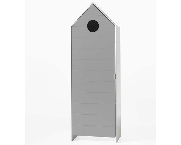 Abode single wardrobe grey cut out