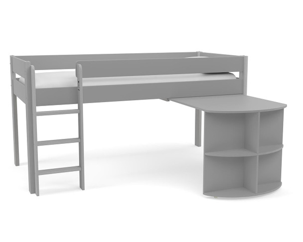 cutout of grey midsleeper and desk