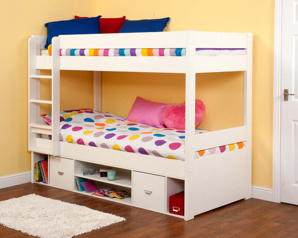 stompa uno multi bunk with underbed storage white