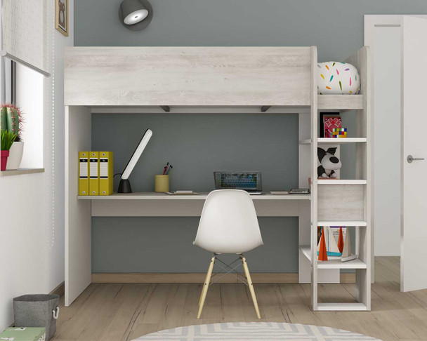 front shot of Tarragona loft bed