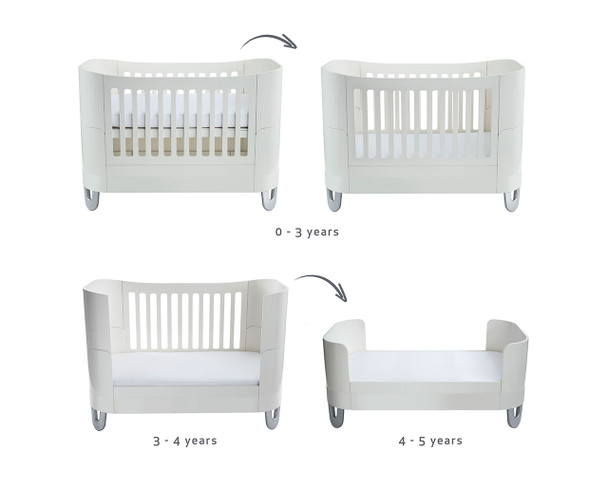 Ways that the Complete Sleep cot can be adapted according to child's age