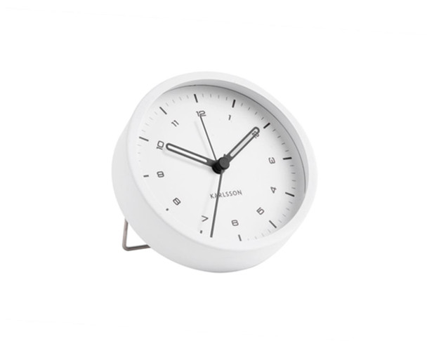 Tinge Alarm Clock -white