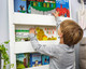 Open Facing Bookcase white lifestyle