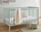 Nola cot bed Blush sage green with props