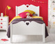 Holly White Heart Single Bed