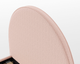 Crescent Pink boucle headboard