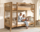 Woody Solid oak bunk bed with kids