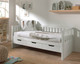 Parker White Cabin Bed with Storage Drawers