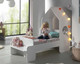 Abode toddler bed styled with Model