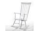 Crescent rocking chair white cut out