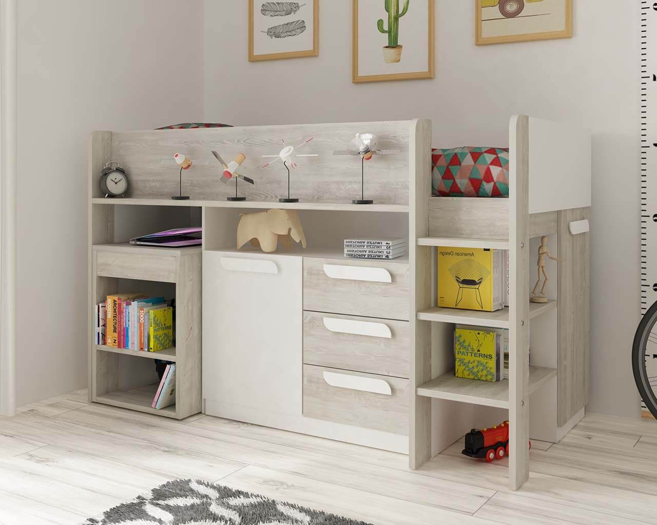 Girona storage mid sleeper