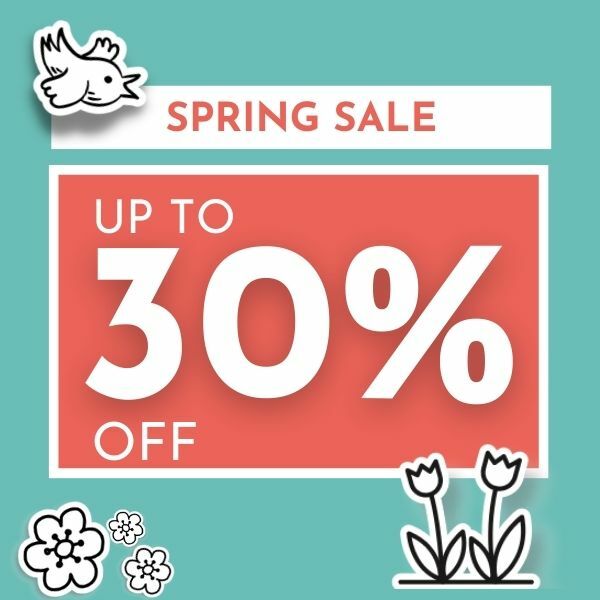 Spring Sale - up to 30% off