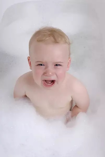 Child Hating Bathtime 