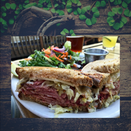 Kiss of the Irish Rueben Sandwich