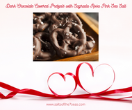 Dark Chocolated Covered Pretzels with Sagrada Rosa Sea Salt