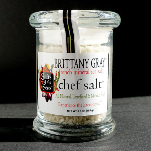 Brittany Gray Sea Salt is an exotic, coarse grained gray sea salt that can be used in a grinder or served from a small dish on the table. Follow the Celtic tradition and try some today!