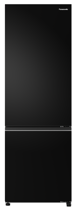 Panasonic 322L Black S/Steel Bottom Mount Fridge/Freezer NRBV361BPKA