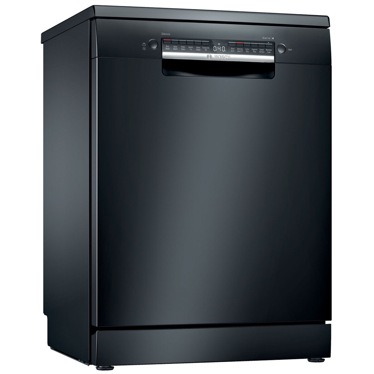 Bosch 14 Place Black Freestanding Dishwasher Series 4 Betta