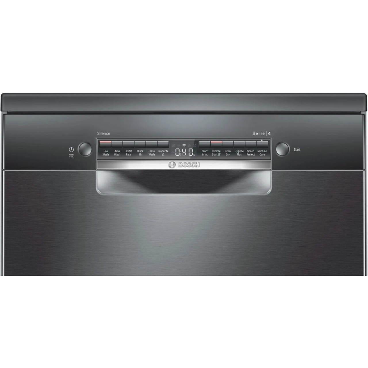 Bosch 14 Place Black Freestanding Dishwasher Series 4 Betta