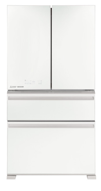 Mitsubishi Electric 630L White LX Grande French Door Glass Fridge/Freezer Designer Series - Betta Online Only Price Mitsubishi Electric 630L White LX Grande French Door Glass Fridge/Freezer Designer Series - Betta Online Only Price