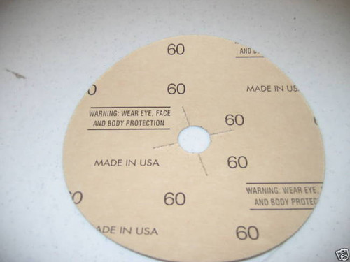 CASE 50 - 7" SANDPAPER DISCS FOR CLARKE EDGER (60 GRIT)