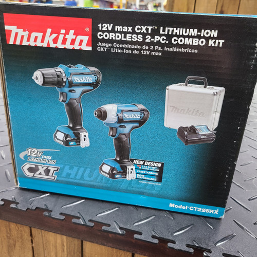 Makita 12V max CXT® Lithium‑Ion Cordless 2‑Pc. Combo Kit (2.0Ah)