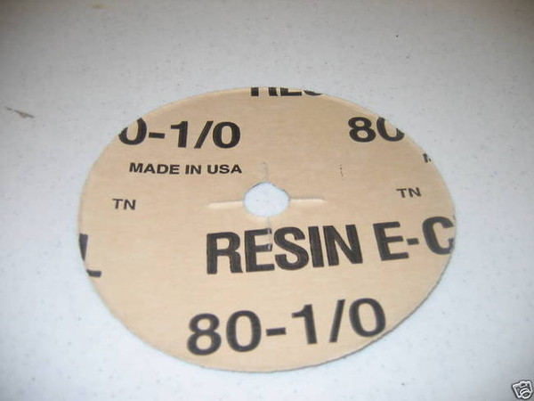 CASE 50 - 7" SANDPAPER DISCS FOR CLARKE EDGER (80 GRIT)