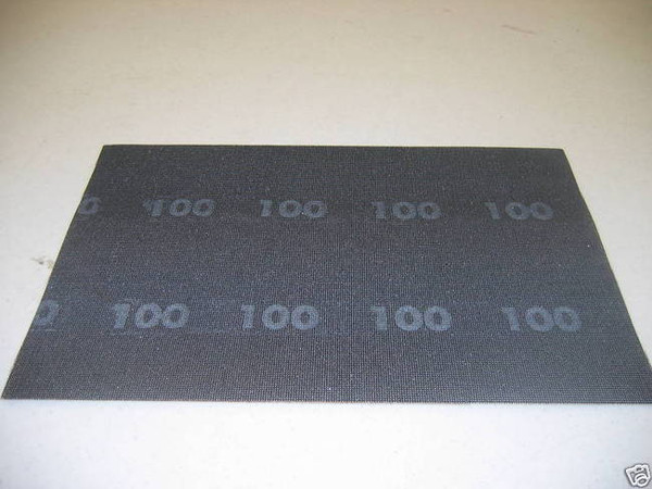 10 SHEETS CLARKE 100 GRIT 12" X 18" SANDPAPER SCREEN