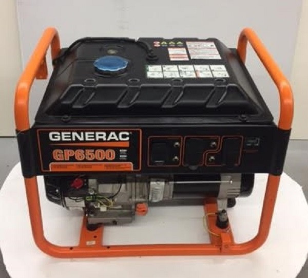 Generac 6,500-Watt Gasoline Powered Portable Generator Sales Floor Demo Model