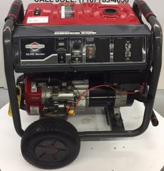 NEW! Briggs & Stratton Gas Generator 8000 Watt Elite Portable Floor Demo Model