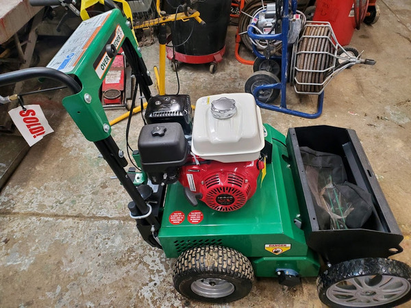 New Billy Goat Hydrostatic OS901SPH Overseeder lawn Revidalizer Honda Engine