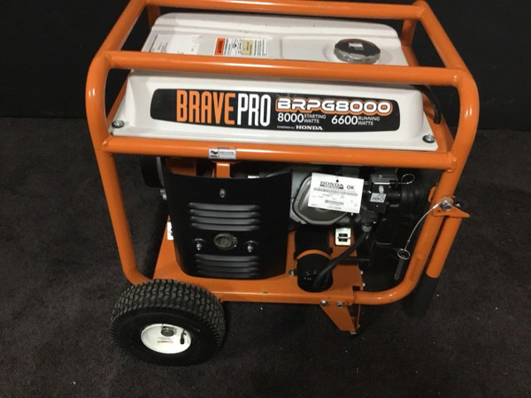 Brave Pro BRPG8000-6600 Running Watt Generator Honda GX390 Engine Back Up Power