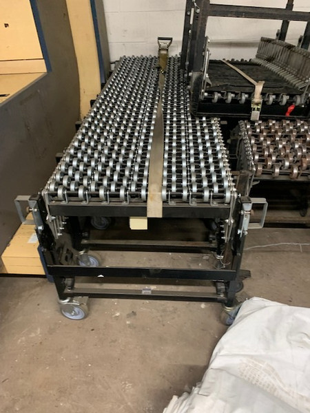 	 2 Bestflex Model 200 Expandable/portable Skatewheel Conveyor 