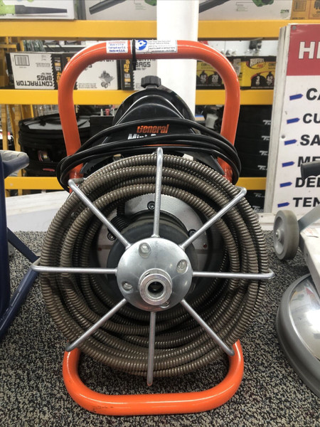 General Used Portable 1/2 x 50 Drain Cleaner Mini Rooter Electric Drain Snake