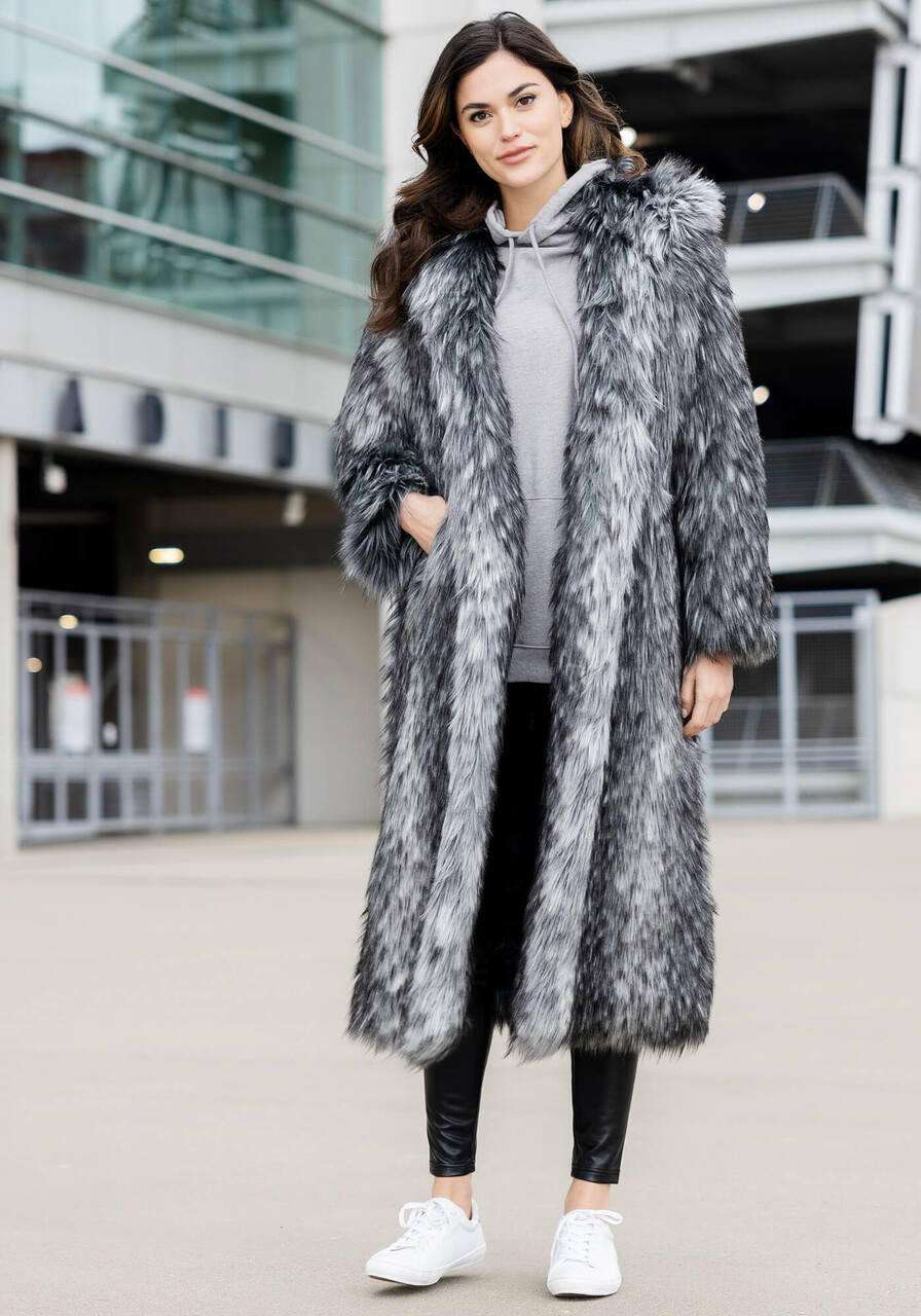 fox fur coat full length