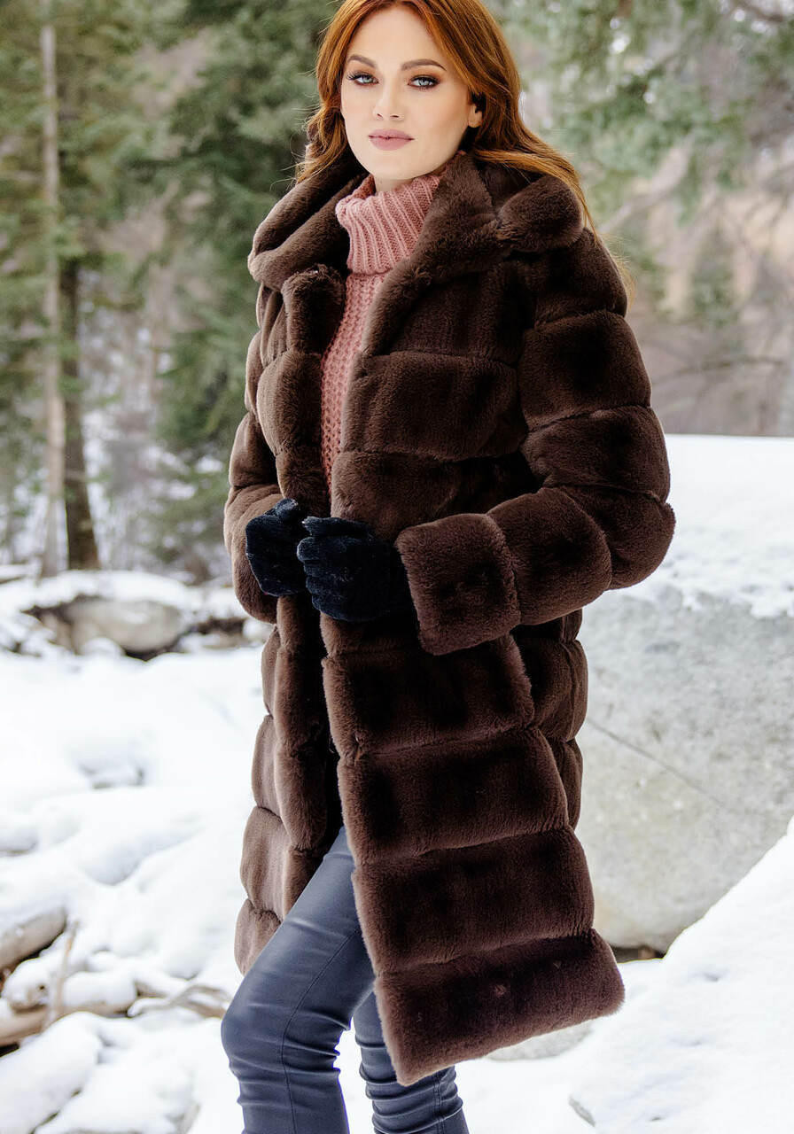 Vintage Mink Coat. Real Fur. Long Mink Coat. Lush Brown. 