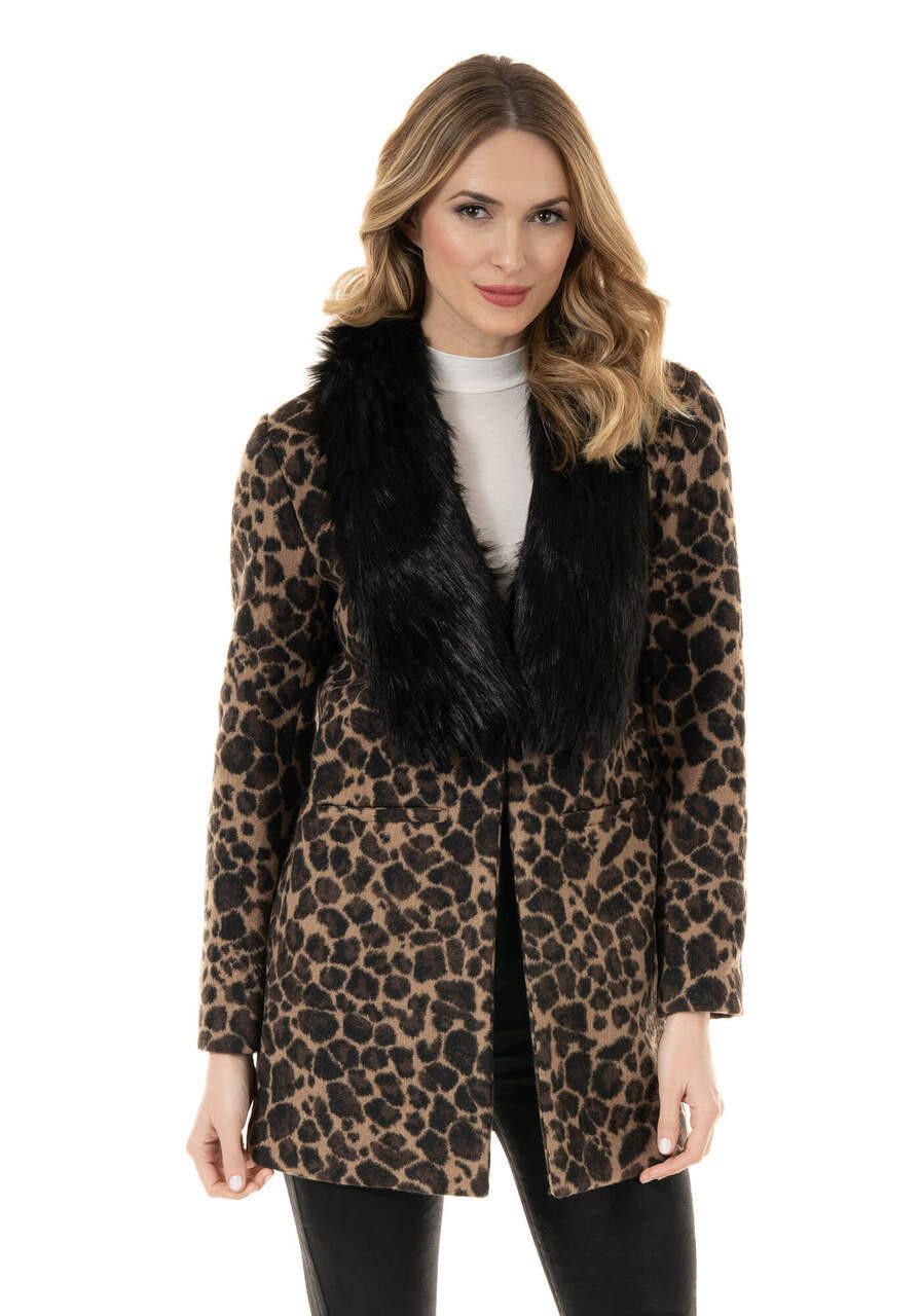 Car Coat Leopard - Donna Salyers Fabulous-Furs