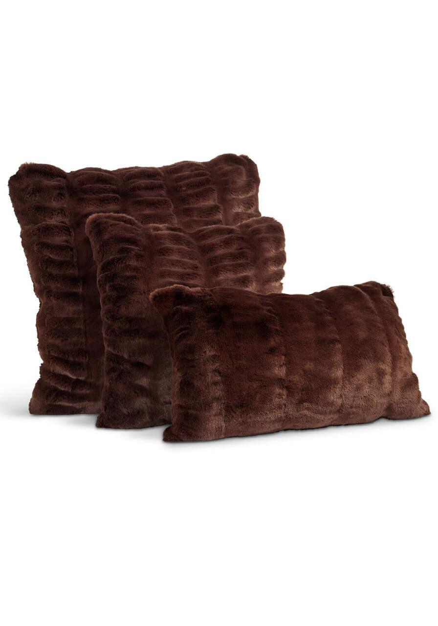 Mink hot sale fur cushions