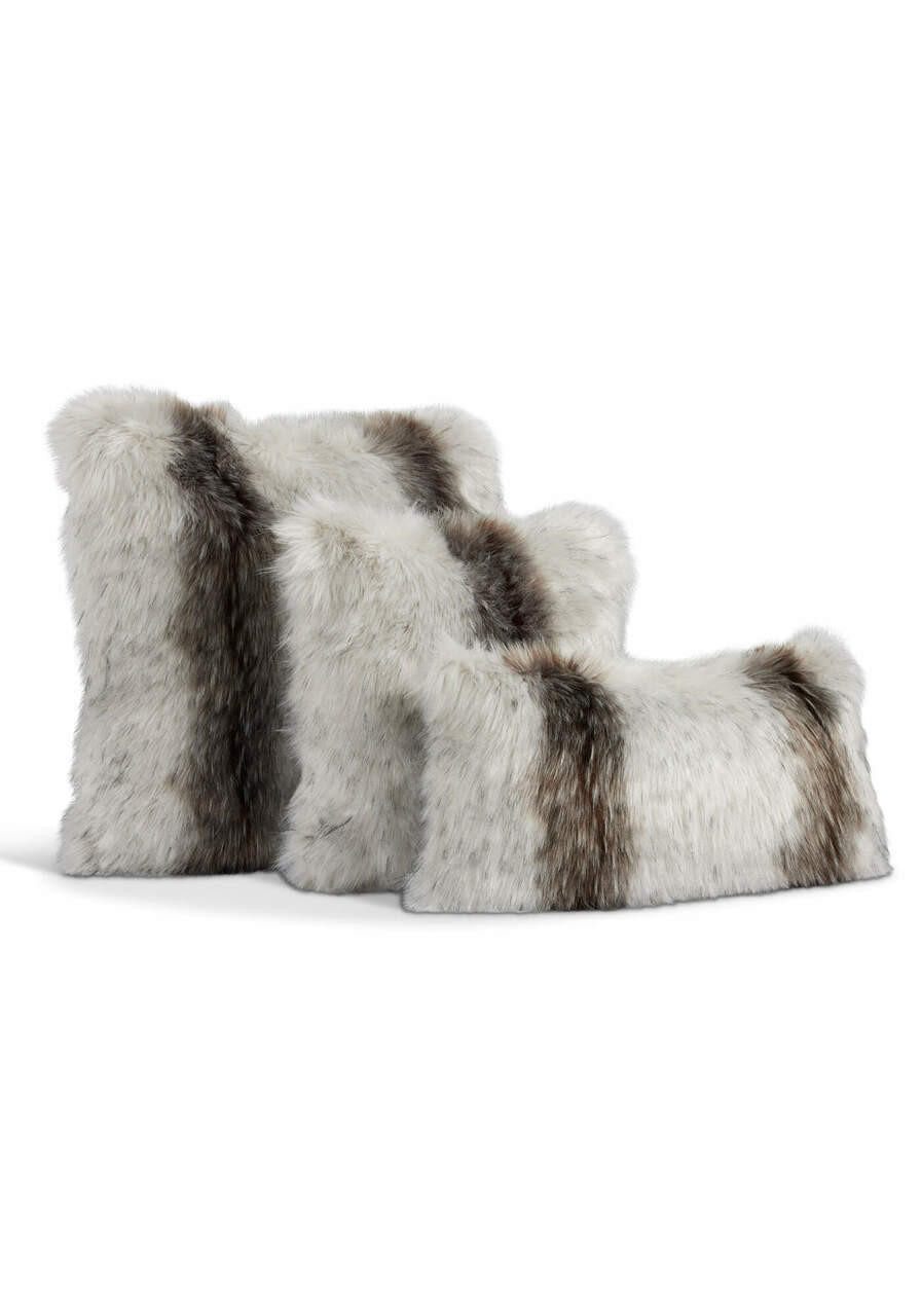 Fisher Faux Fur Decorative Pillows by Fabulous Furs