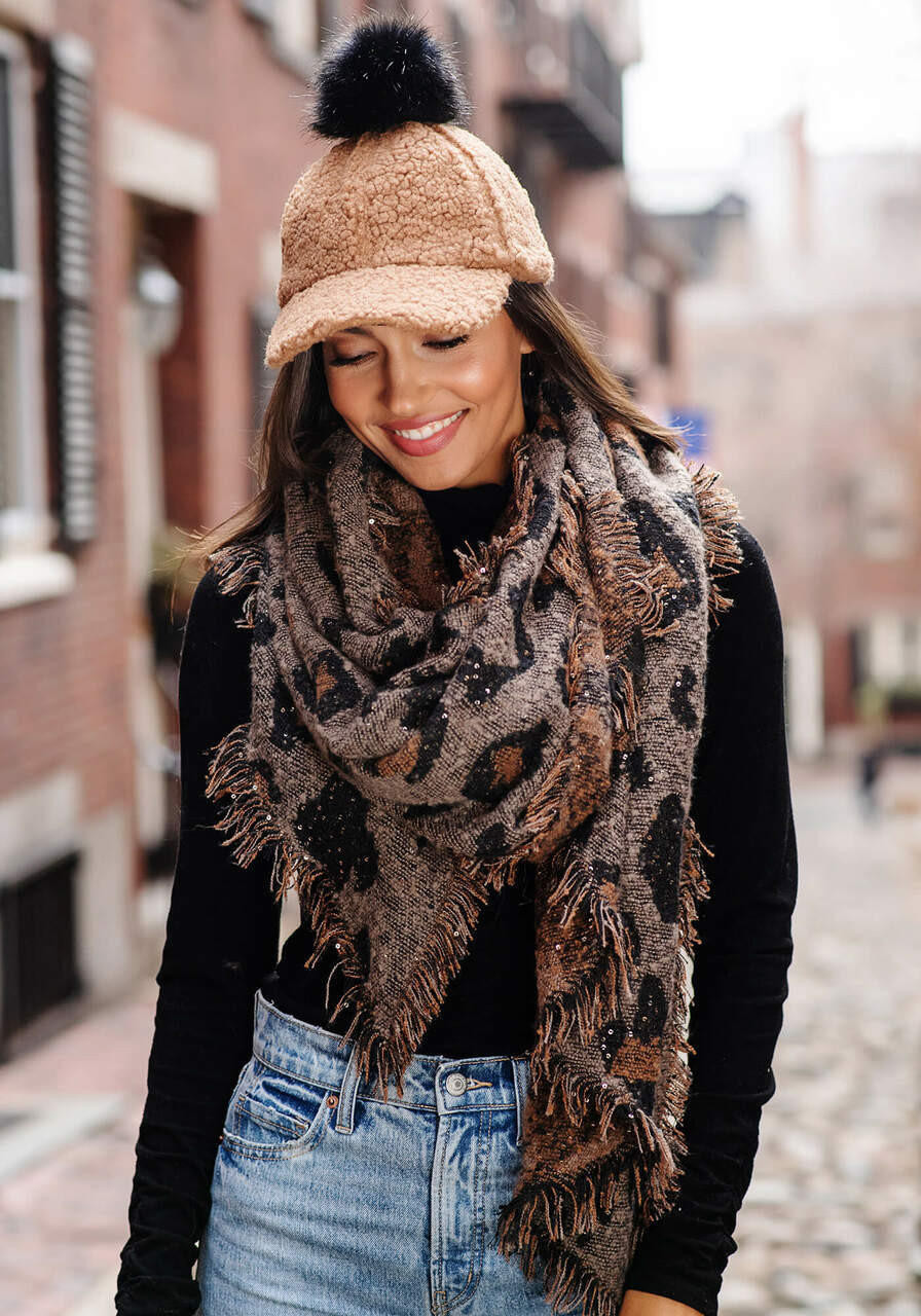 Bold Leopard Scarf Collections Fabulous-Furs